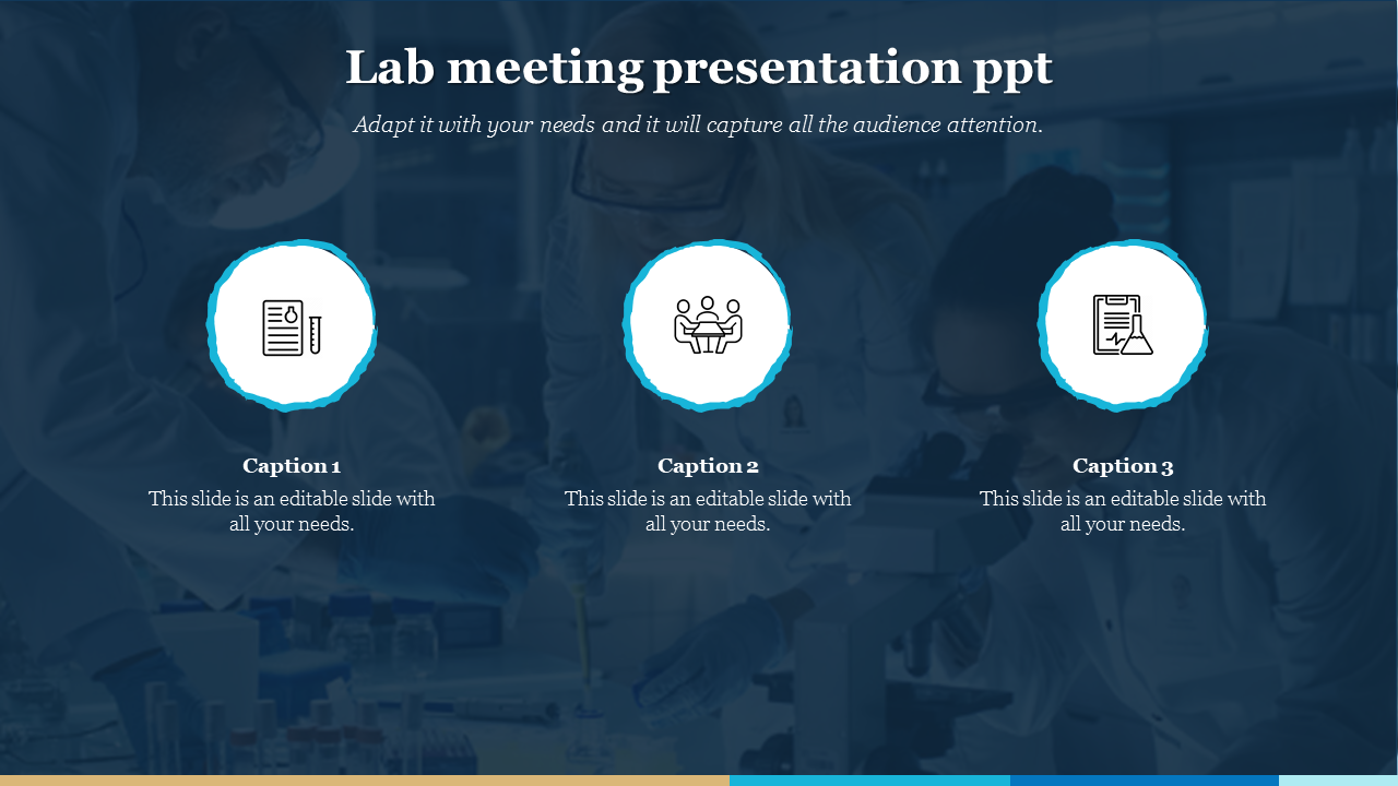 Lab Meeting Presentation PPT Template for Google Slides